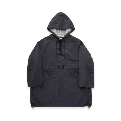visvim Chinook Poncho 3L DMGD "Navy"