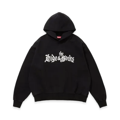 Hide and Seek x Toru Nishiura The H&S Hooded Sweat Shirt "Black"