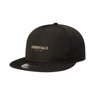 FEAR OF GOD ESSENTIALS NEW ERA RC 9FIFTY CAP "Black"