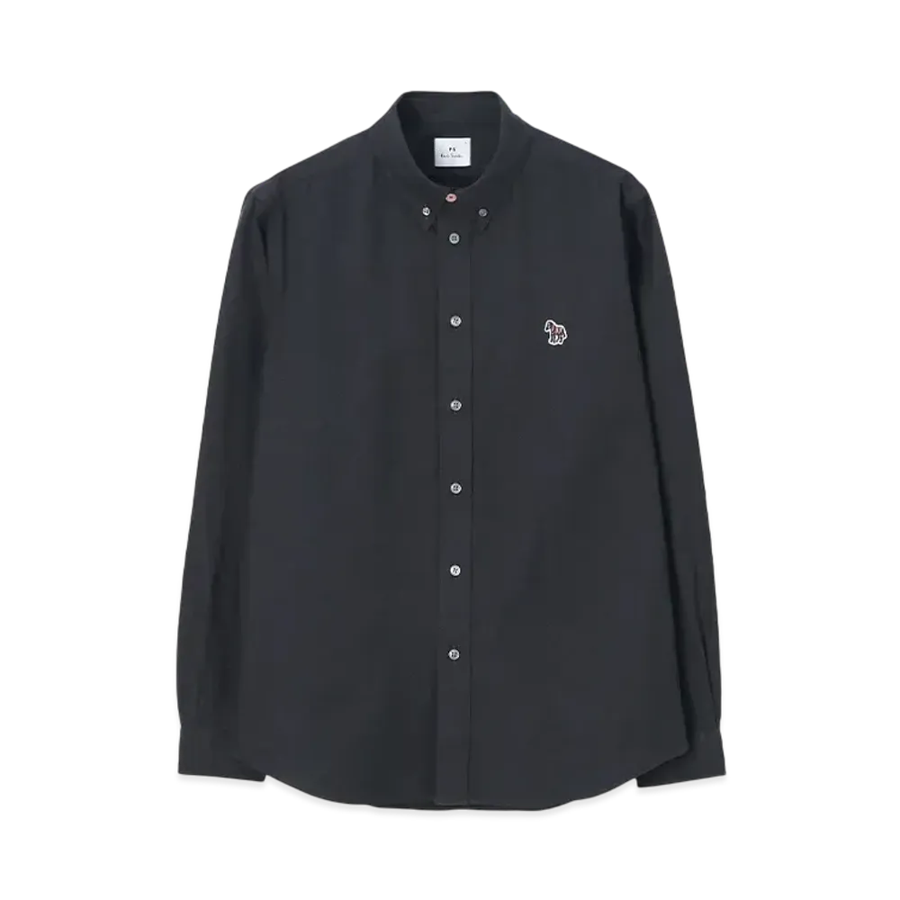 Paul Smith Sports Stripe Zebra One Point Long Sleeve Shirt "Sumikuro"