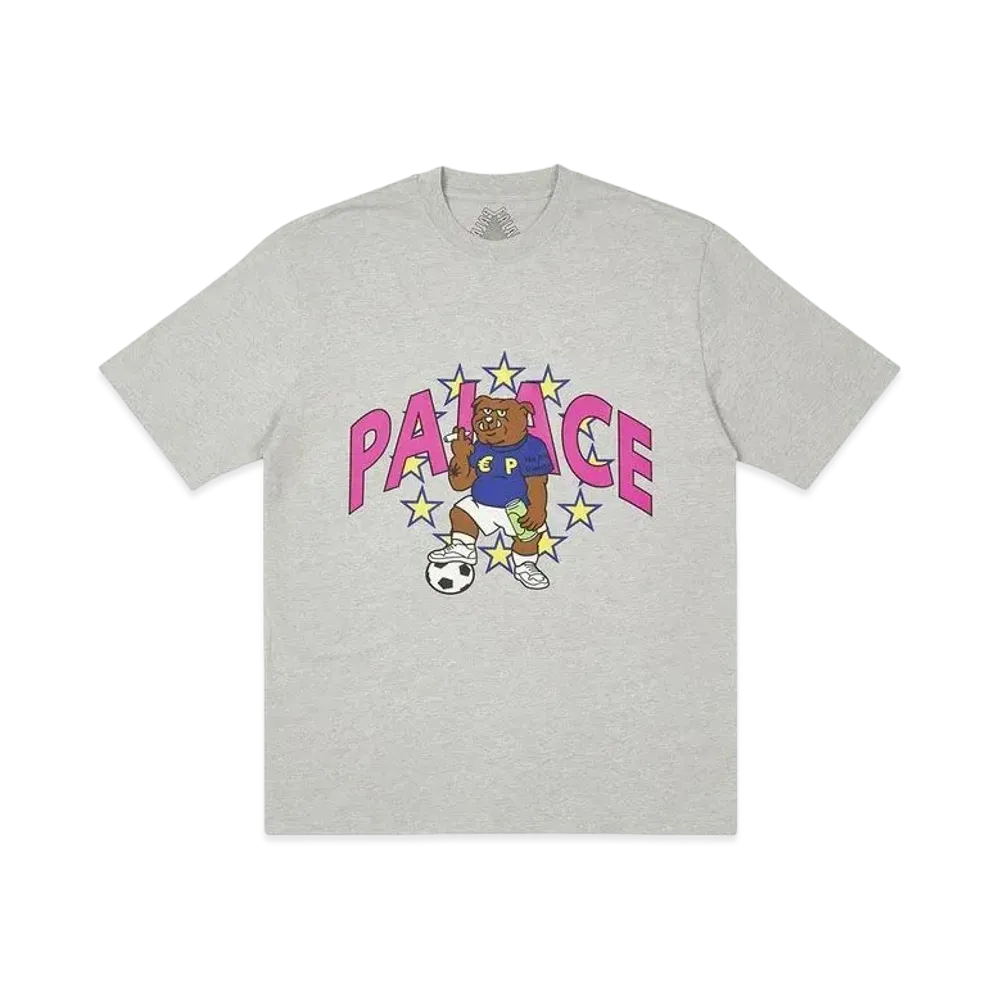 PALACE EURO T-SHIRT "Grey Marl"