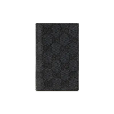 GUCCI GG Canvas Essence Classic Card Holder "Black"