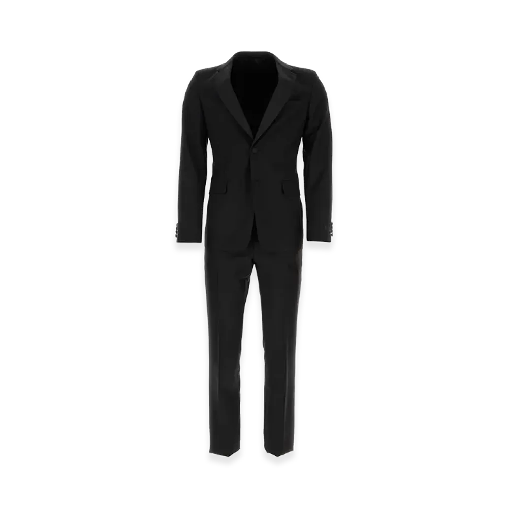 PRADA Wool Blend Tuxedo "Black"