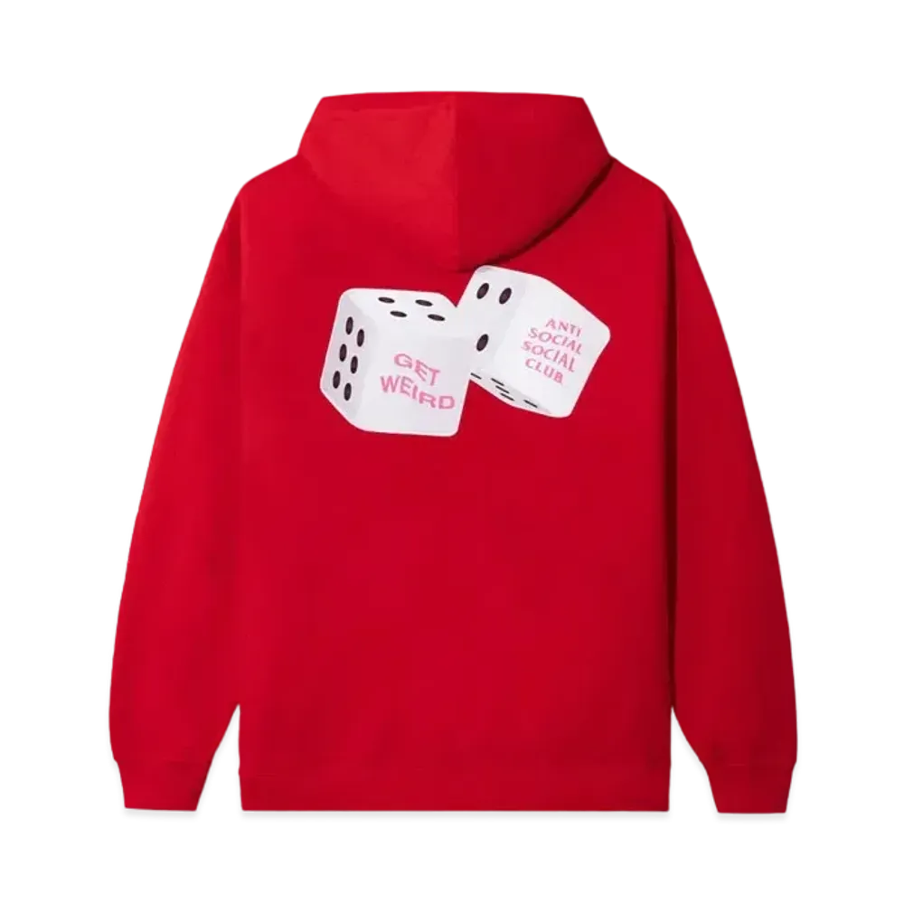 ANTI SOCIAL SOCIAL CLUB FA22 Best Of Luck Red Hoodie "Red"
