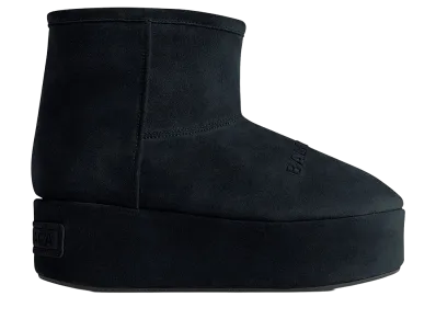 BALENCIAGA Women's Suede Alaska Ankle Boots "Black"