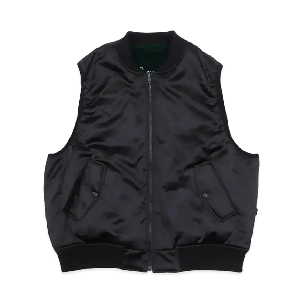VANS x BILLY'S DRAGON REVERSIBLE VEST "Black/Green"