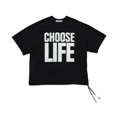 MASTERMIND x KATHARINE HAMNETT SLOGAN BIG TEE/CHOOSELIFE "BLACK"
