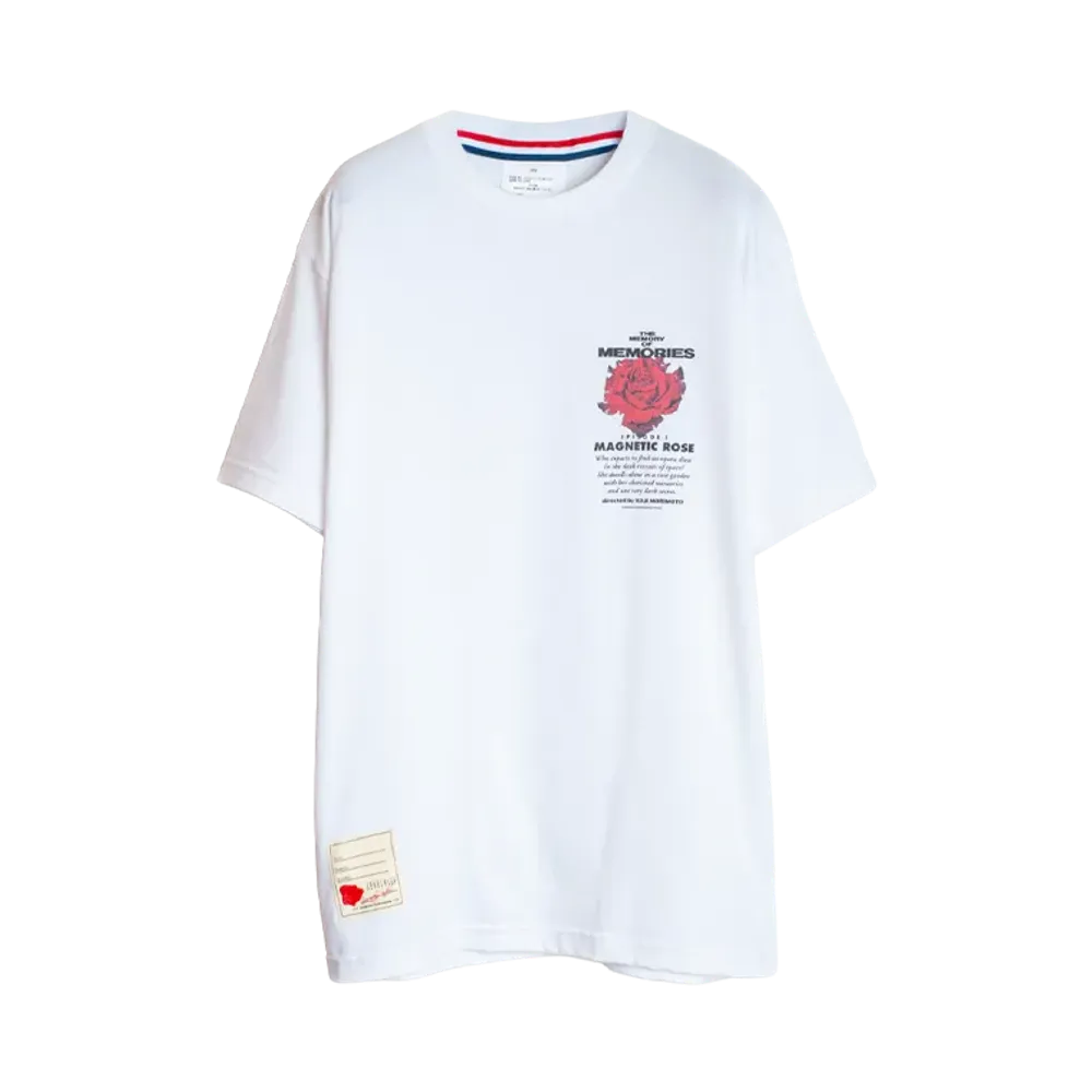SEVESKIG \ MEMORIES MAGNETIC ROSE02 S/SL Tee "WHITE"