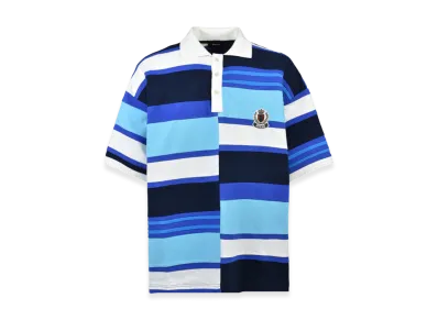 BREATH Emblem Logo Crazy Border Polo Shirt "Blue"