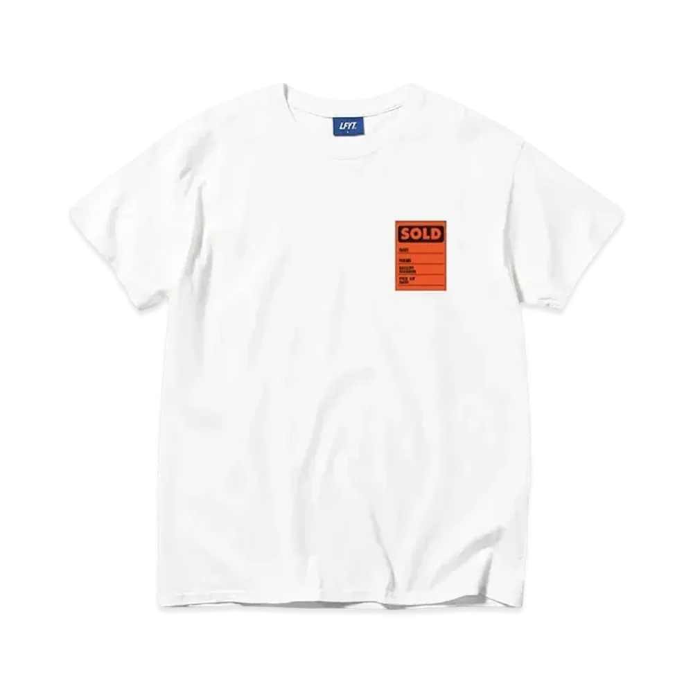 LFYT THROWBACK SOLD TAG TEE LE "WHITE"