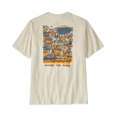 Patagonia Men's Commontrail Pocket Responsibili Tee "White"
