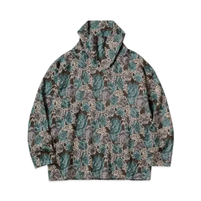 KAPITAL Gobelin Baggy High Neck Long Tee "Sax"