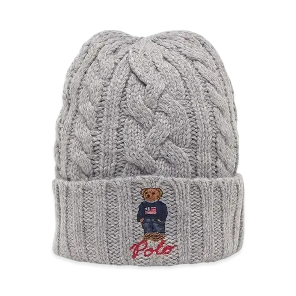 Polo Ralph Lauren Cable Bear Beanie "Grey"