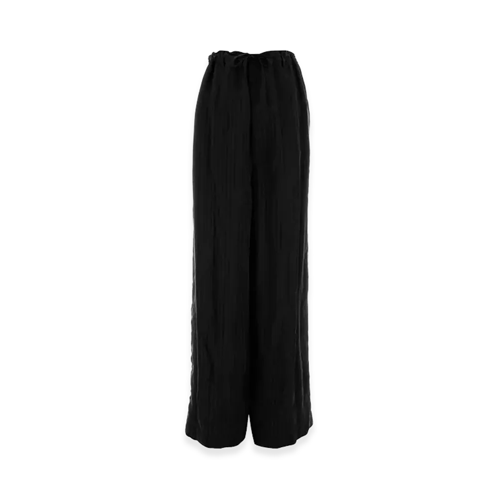 BALENCIAGA Women's Cupro Pyjama Pant "Black"