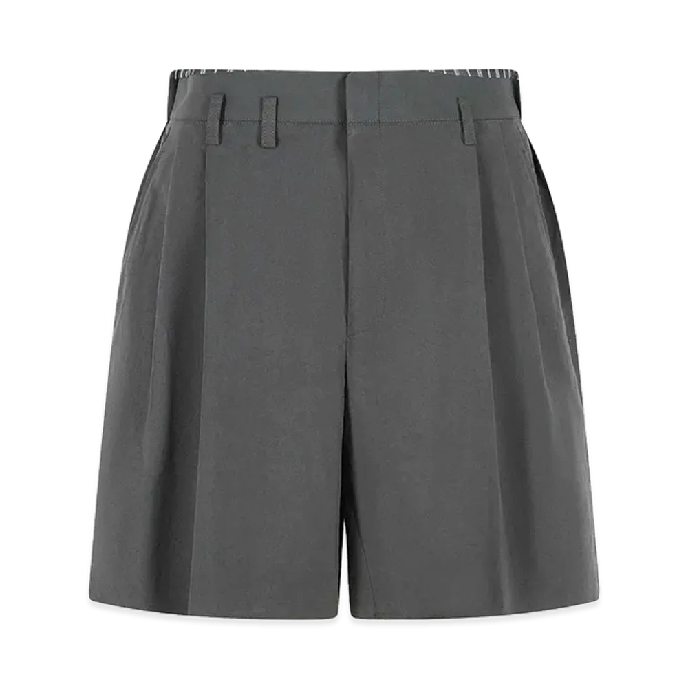 Maison Margiela Cotton Blend Bermuda Shorts "Gray"