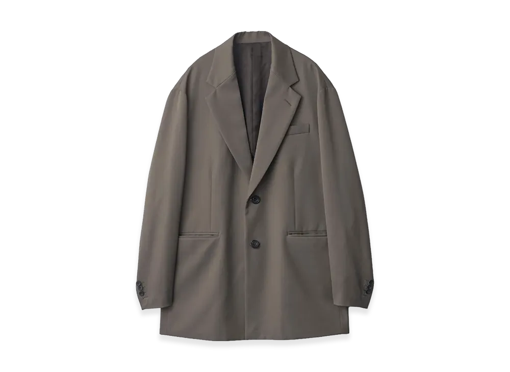 ssstein Oversized Single Breasted Long Jacket "Khaki Beige"
