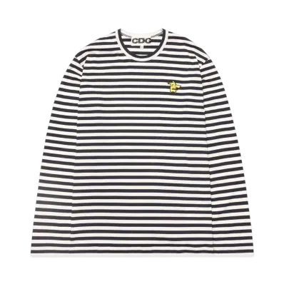 Comme des Garcons Pokemon Long Sleeved T-Shirt With Emblem "Navy"