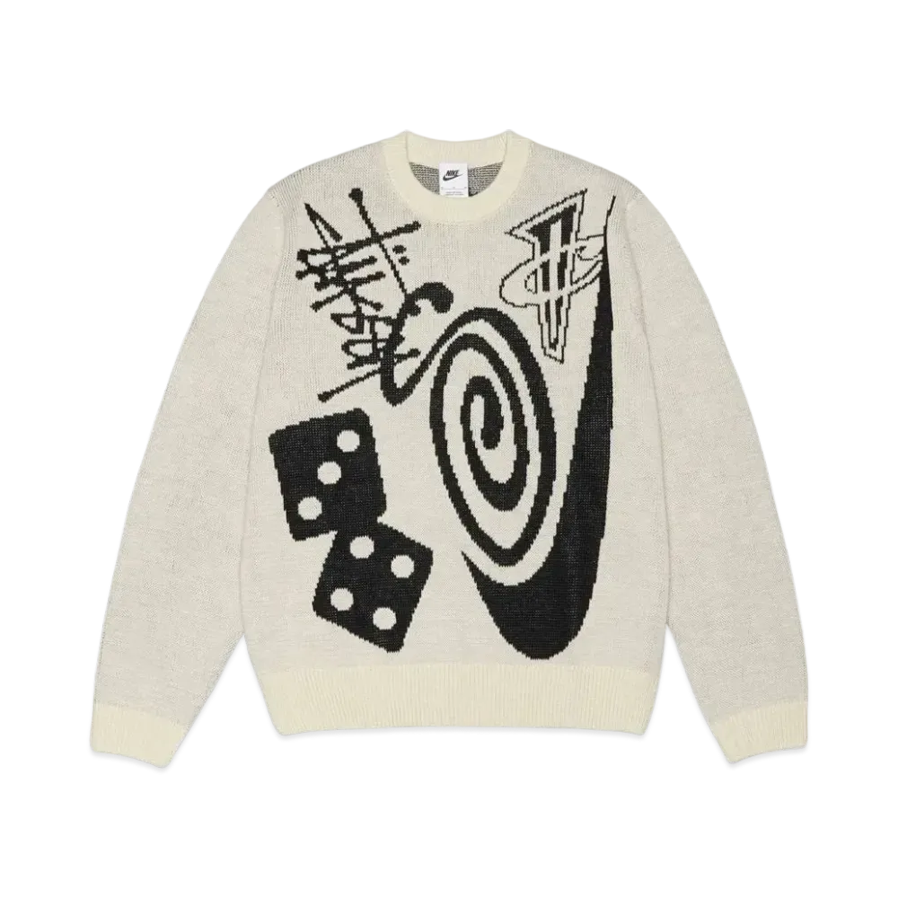 Stussy x Nike Icon Knit Sweater "Natural"