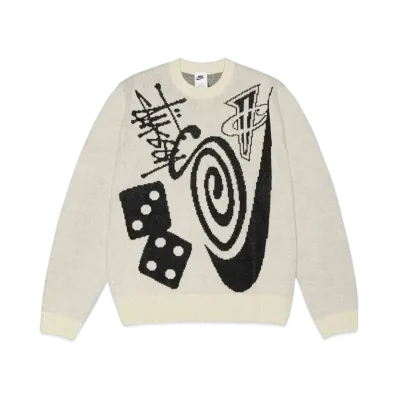 Stussy x Nike Icon Knit Sweater "Natural"