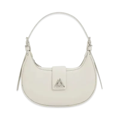 CHARLES & KEITH Triangle Buckle Belt Shoulder Bag "Chalk"
