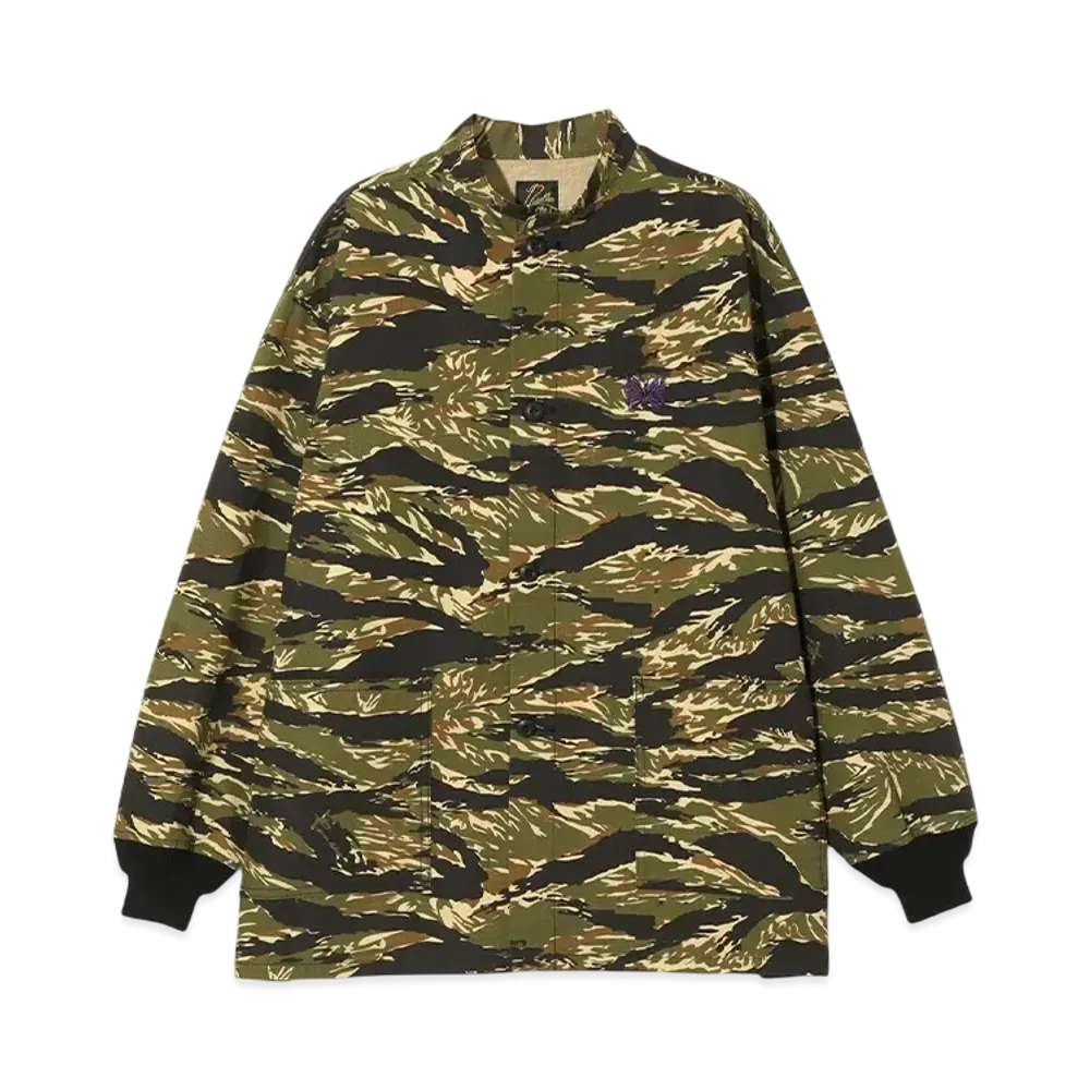 NEEDLES Stand Collar Army Shirt - C.Ripstop "Camo"