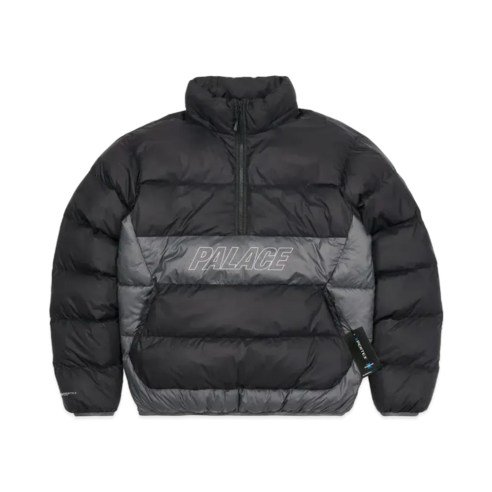 PALACE PAL-TEX HALF ZIP PUFFA "Black"