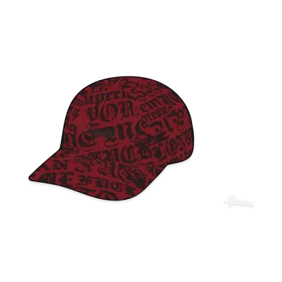 Supreme Cities Jacquard 6-Panel "Red"