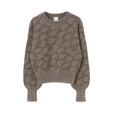 Paul Smith Womens Big Flower Mohair Knit "LightPurple"