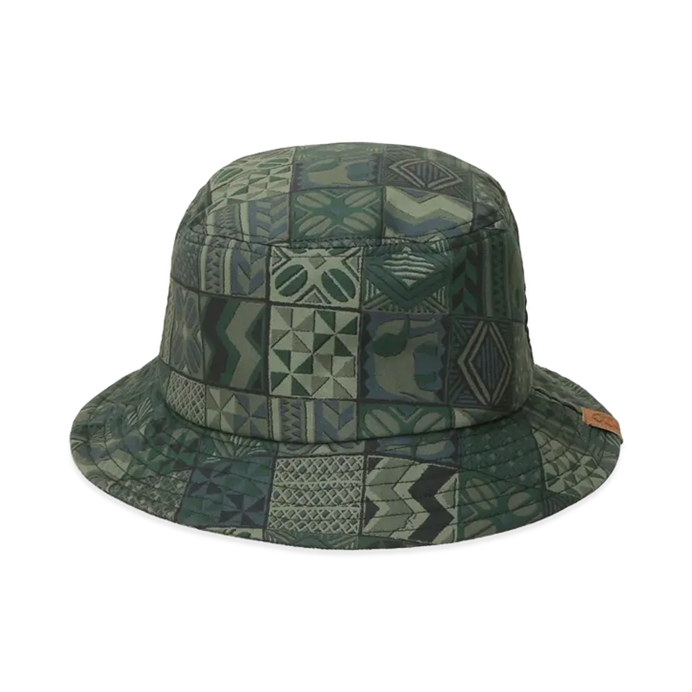 STARBUCKS STAND by BEAMS All-Over Print Bucket Hat "Green"