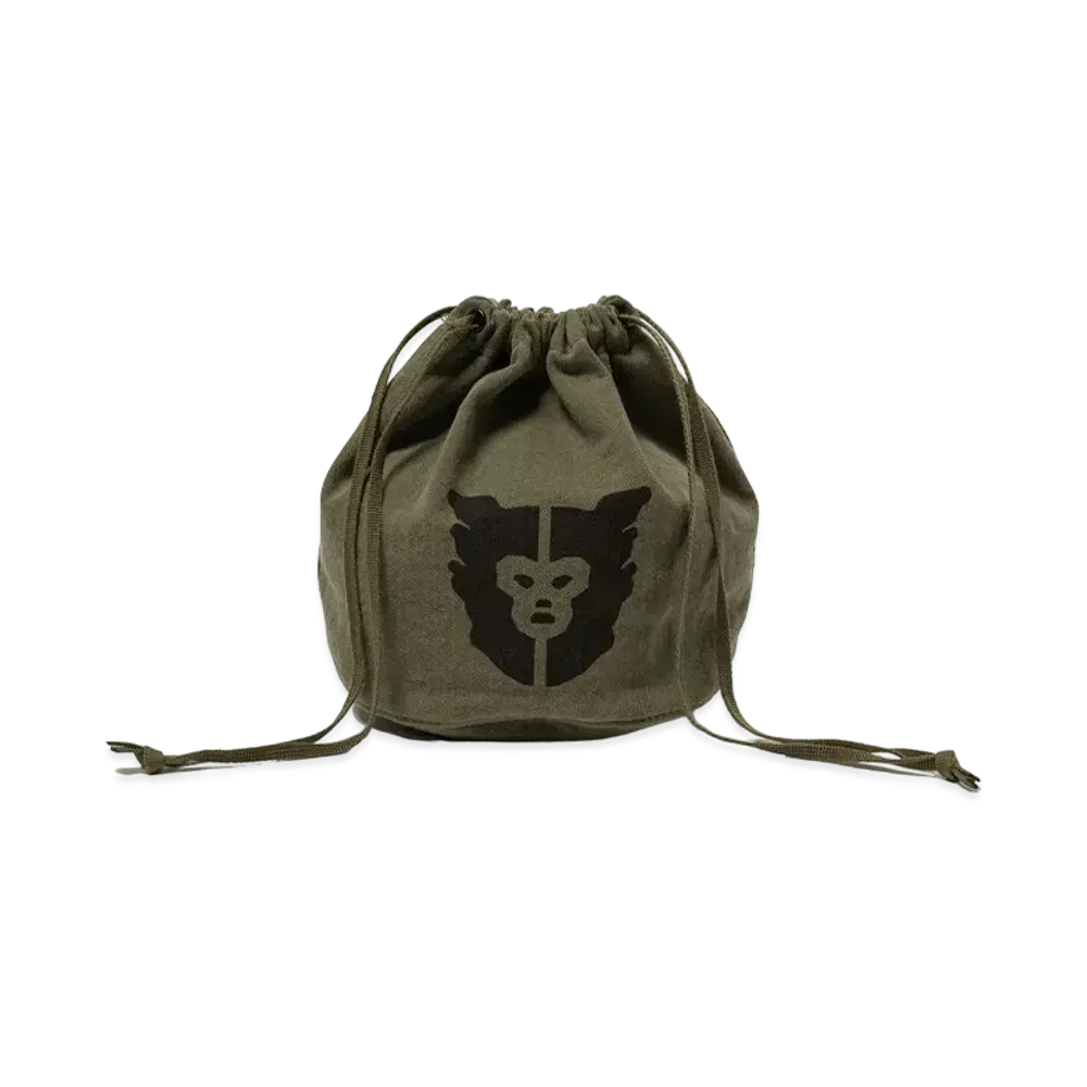 HUMAN MADE Drawstring Bag "Olive Drab"
