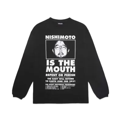 NISHIMOTO IS THE MOUTH CLASSIC L/S TEE "BLACK"