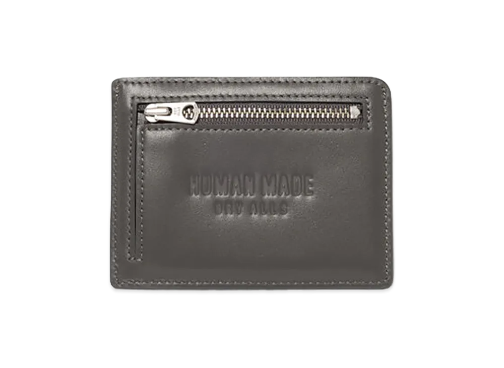 HUMAN MADE Leather Wallet "Gray"