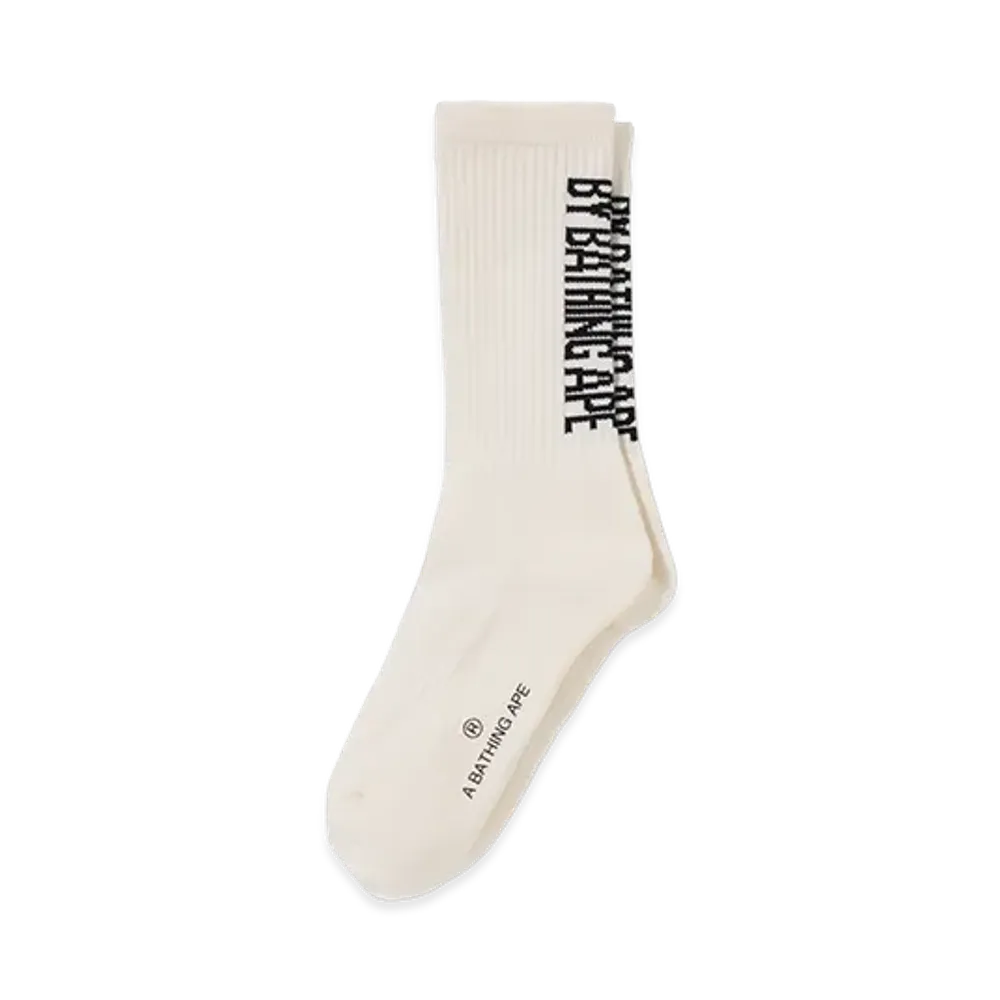 A BATHING APE x COMME des GARCONS By Bathing Ape Socks "White"