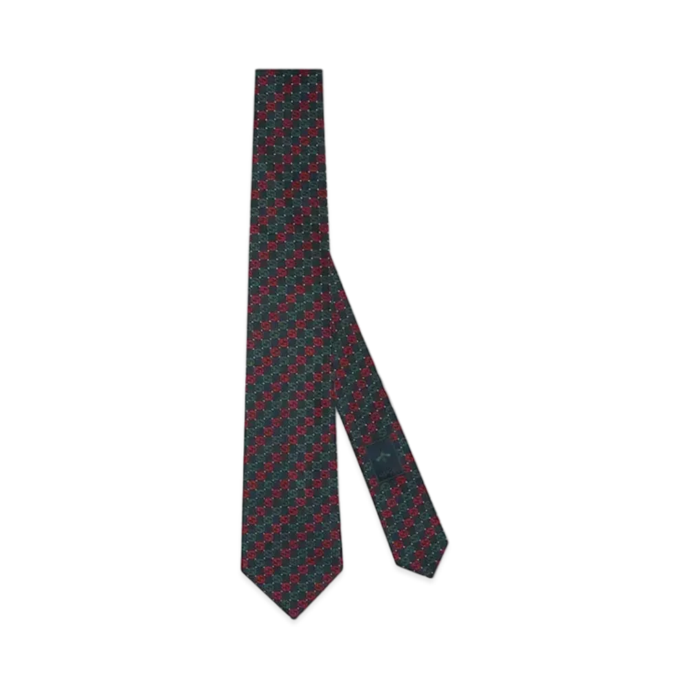 GUCCI Interlocking G Silk Neck Tie