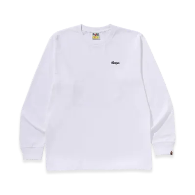 A BATHING APE Bape L/S Tee "White"