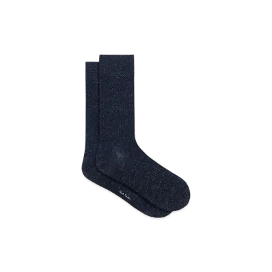 Paul Smith Lame Socks "Navy"