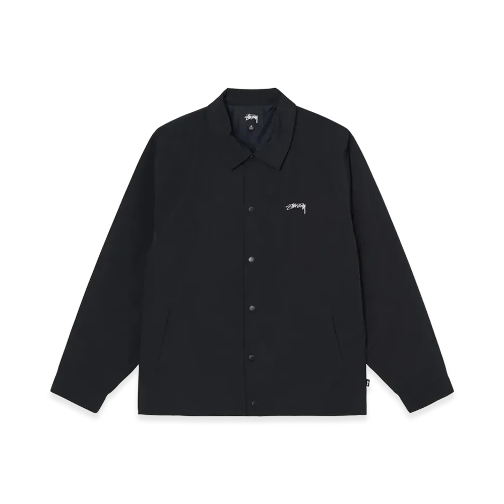 Stussy Smooth Stock Coach Jacket "Black"