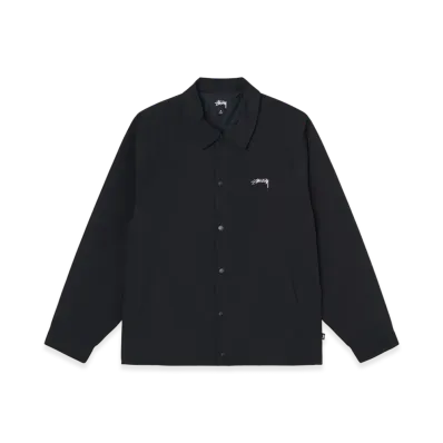 Stussy Smooth Stock Coach Jacket "Black"