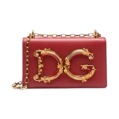 Dolce&Gabbana DG Girls Bags Nappa Leather "Red"