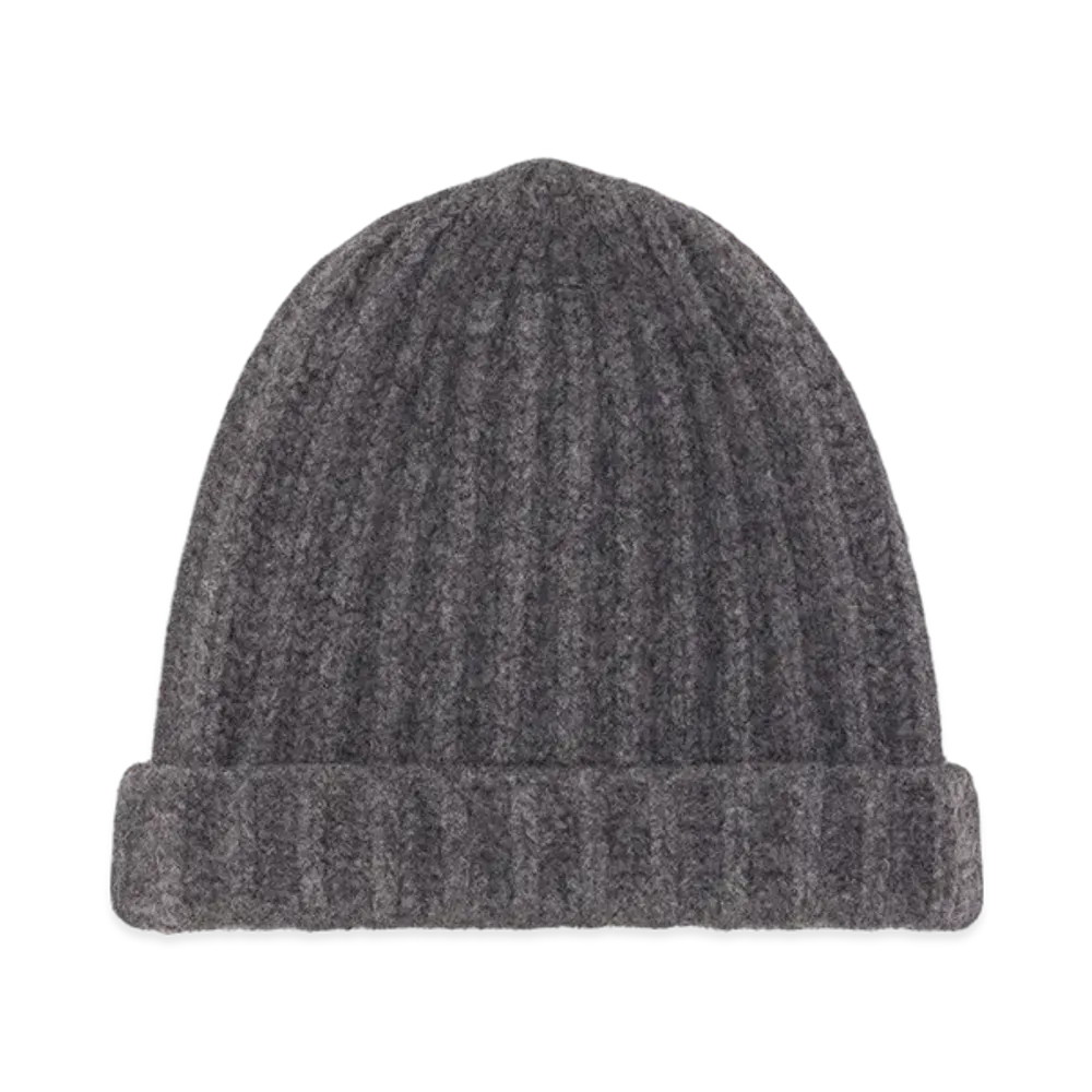 Maison Margiela Felt Wool Beanie "Dark Gray"