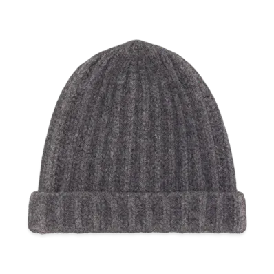 Maison Margiela Felt Wool Beanie "Dark Gray"