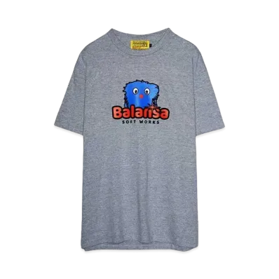 SOUND SHOP balansa Softworks x Balansa s/s tee "HEATHER GRAY"