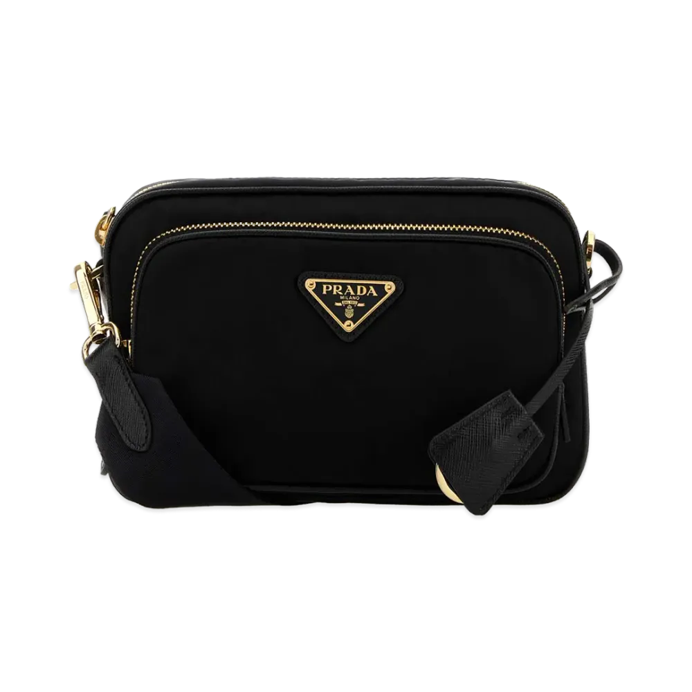 PRADA Women's Re-Nylon Crossbody Bag "Black"