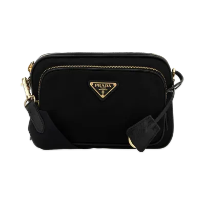 PRADA Women's Re-Nylon Crossbody Bag "Black"