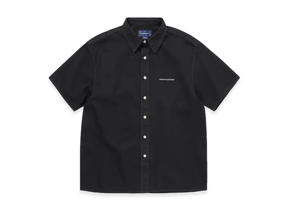 thisisneverthat Washed Denim S/S Shirt "Black"