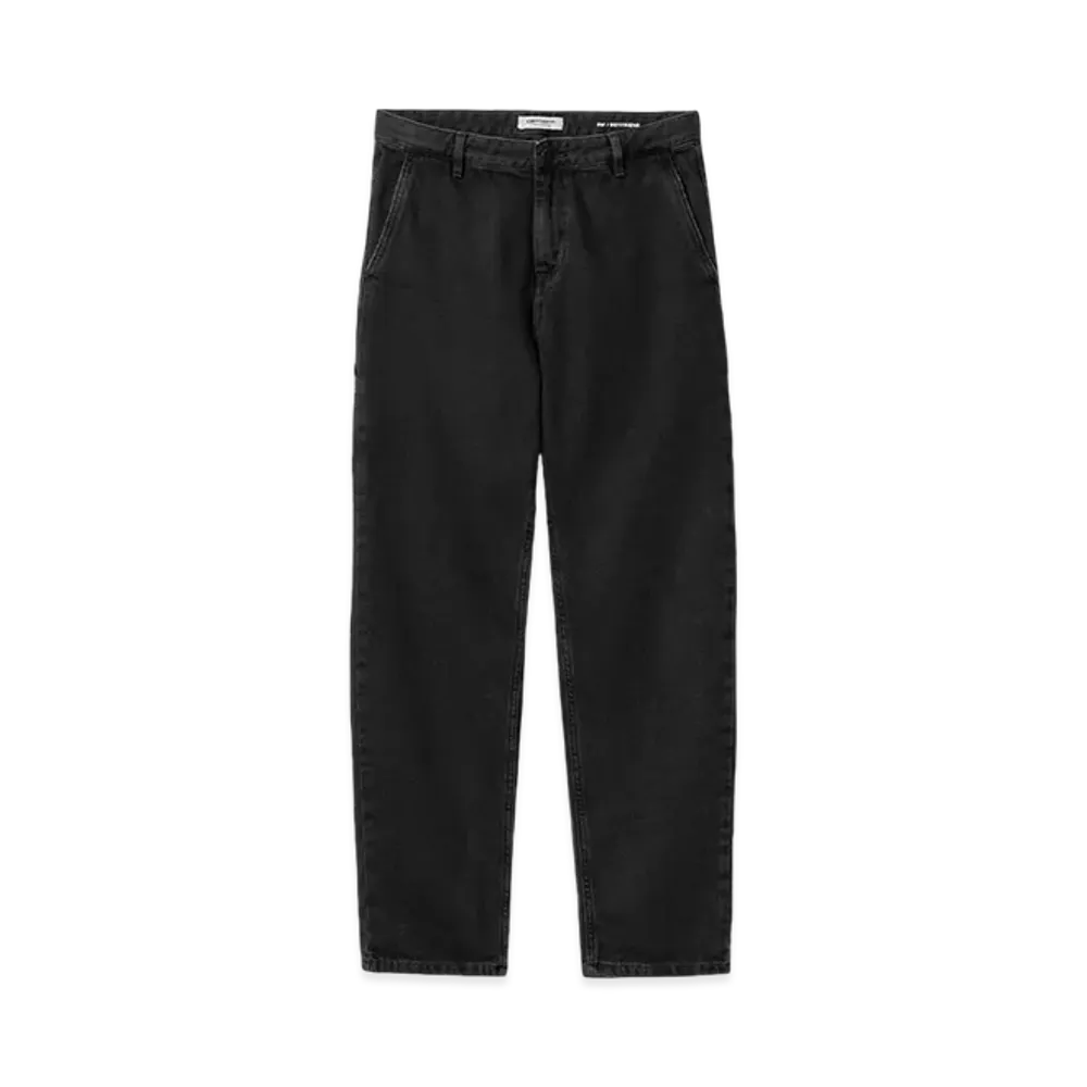 Carhartt WIP Women's Pierce Pants "Black Stone Washed"