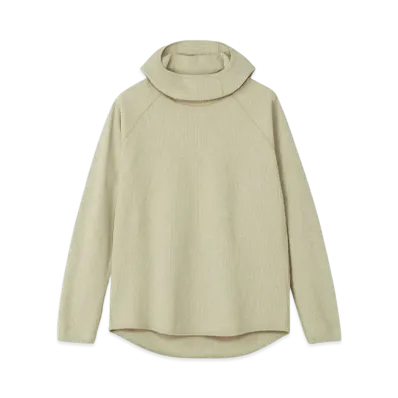 Goldwin Waffle Light Long Sleeve Hoodie (Unisex) "OarkBeige"