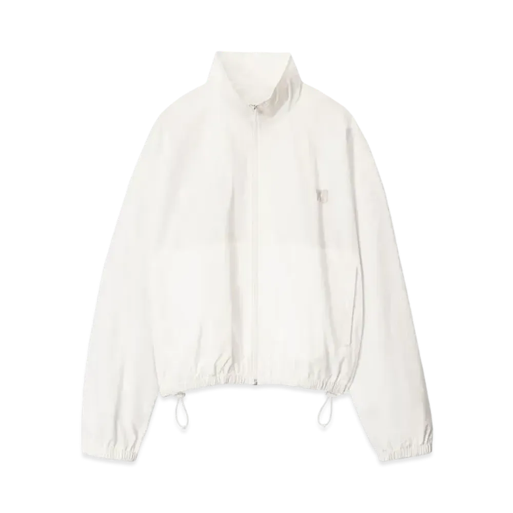 Alexander Wang Nylon Coach Track Jacket "White"