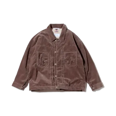 F/CE. x WRANGLER Polartec Corduroy Boa JK "Brown"
