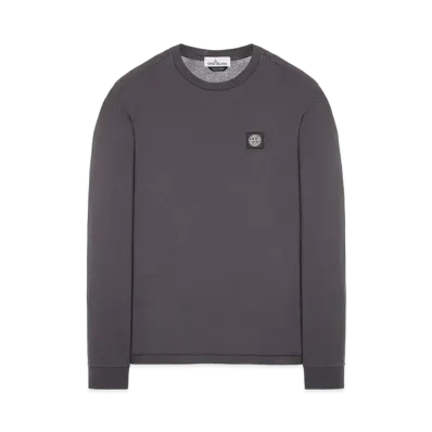 Stone Island 22713 60/2 COTTON JERSEY_SLIM FIT "Steel Grey"